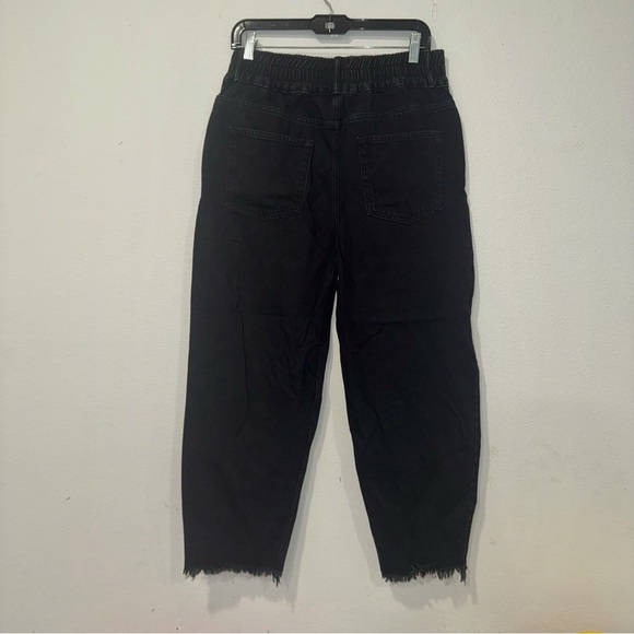 ALL SAINTS Hailey Fray Jeans in Washed Black 8 - Picture 6 of 6